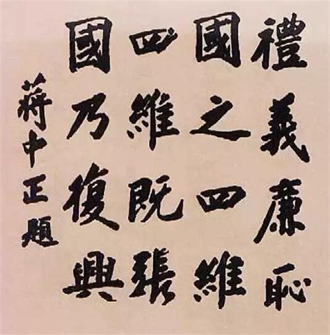 蔣中正 字